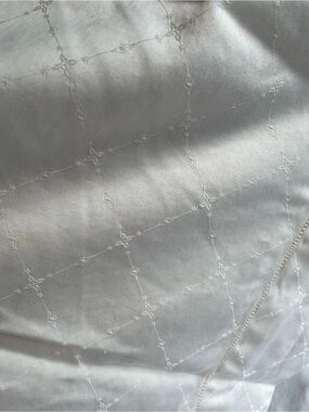 SFERRA White Satin Euro Pillow Sham